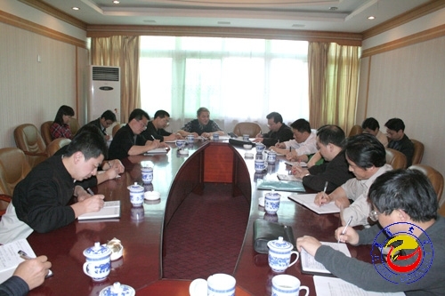 许茂祖教授与学校相关部门负责人座谈